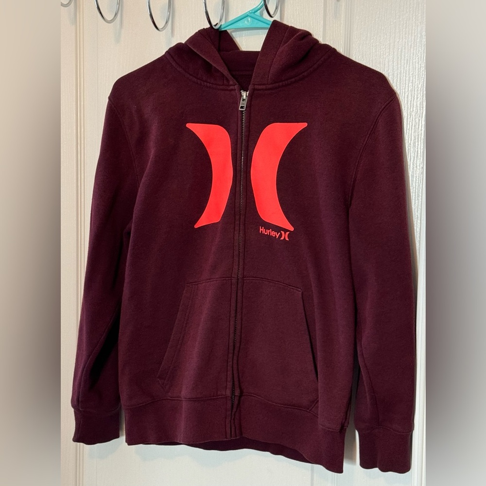Hurley big boys hoodie Large